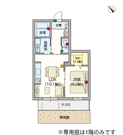 ヘーベルVillage赤羽志茂~間取り図A