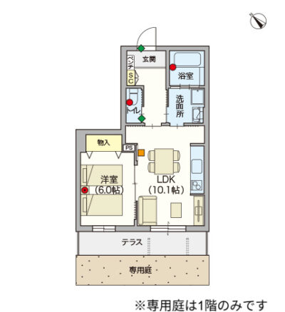 ヘーベルVillage赤羽志茂～間取り図C