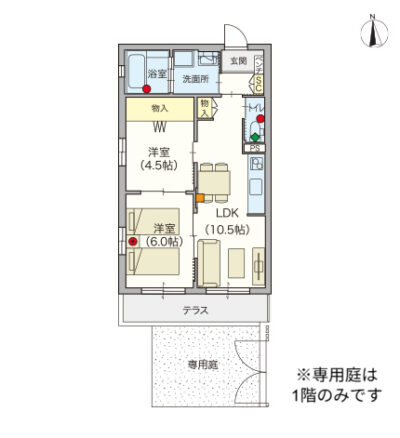 ヘーベルVillage江古田の森～ジョワルミエール～間取り図A