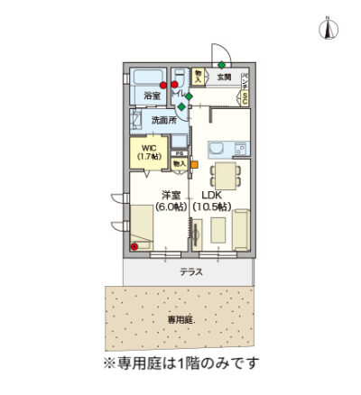 ヘーベルVillage 花小金井 ～ヘーベルタウン花小金井～間取り図A