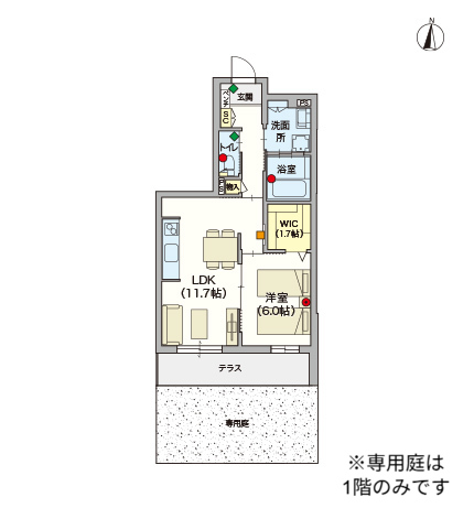 ヘーベルVillage羽田Ⅰ~間取り図A