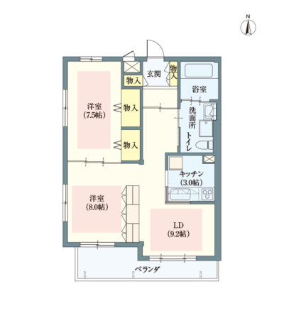 ヘーベルVillage光が丘～コンフォート光が丘～間取り図A