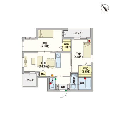ヘーベルVillage上板橋南口～間取り図A