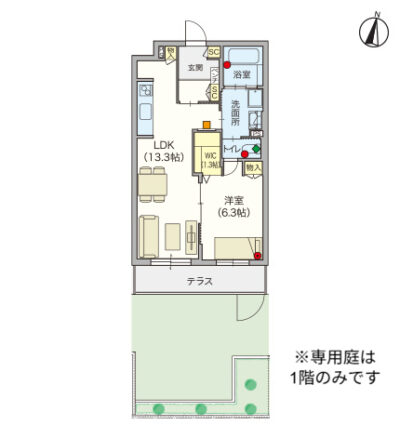 ヘーベルVillage吉祥寺北～間取り図C