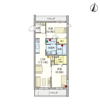 ヘーベルVillage吉祥寺北～間取り図G