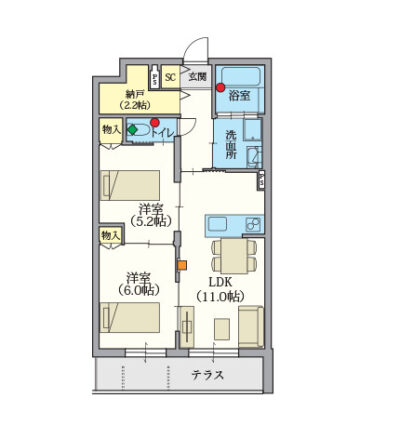 ヘーベルVillage駒込～間取り図B
