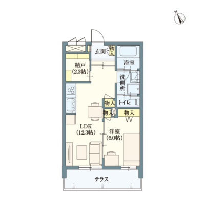 ヘーベルVillage町田Ⅰ（やまだい）～間取り図103