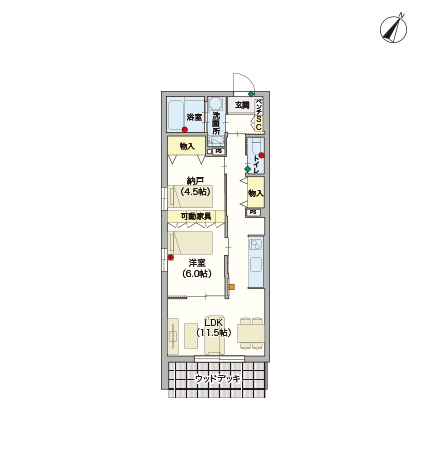 ヘーベルVillage南池袋～間取り図A
