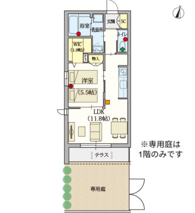 ヘーベルVillage南烏山～間取り図A
