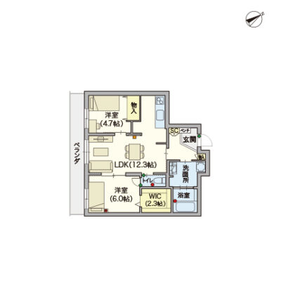 ヘーベルVillage本蓮沼～Loisir壽光～図面G