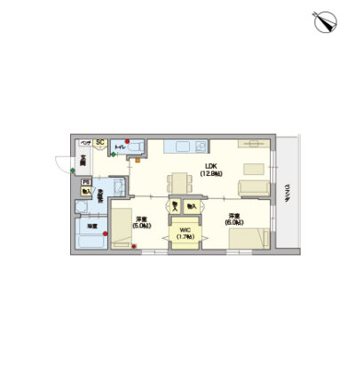 へーベルvillage武蔵新田～間取り図D