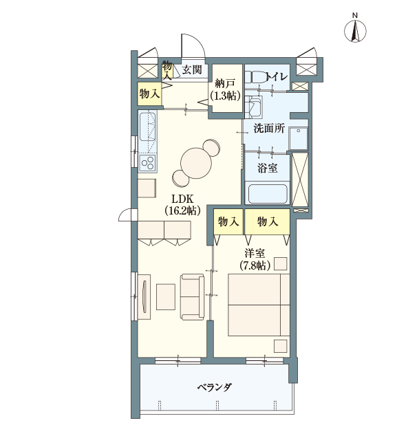 ヘーベルVillage練馬春日町~アステイオンⅥ~間取り図C