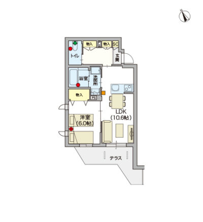 ヘーベルVillage西荻窪～アヴァンティ417～間取り図A