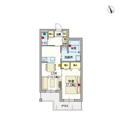 ヘーベルVillage西荻窪～アヴァンティ417～間取り図C
