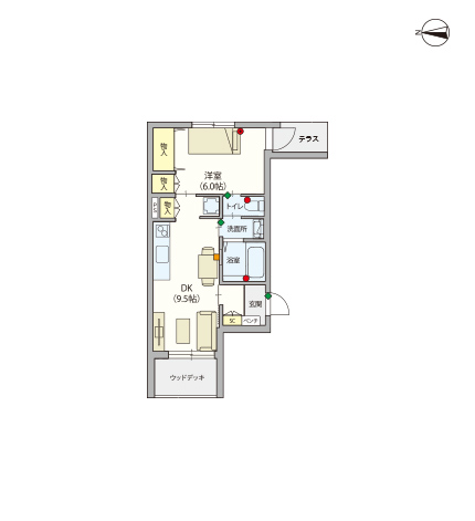 ヘーベルVillage大井3丁目～間取り図B