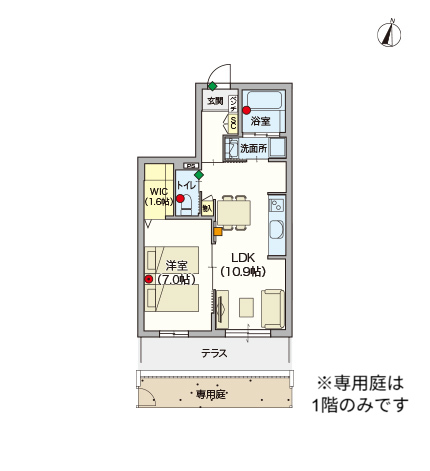 ヘーベルVillage大宮間取り図C