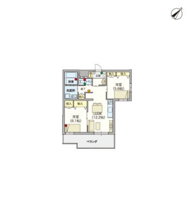 ヘーベルVillage三軒茶屋～間取り図B