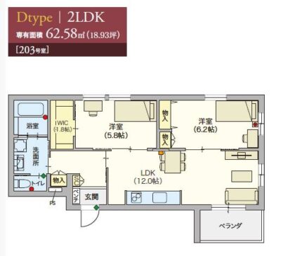 ヘーベルVillage世田谷3丁目 図面D