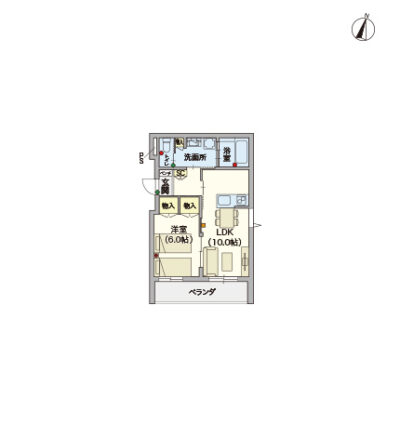 ヘーベルVillage用賀玉川台～間取り図K
