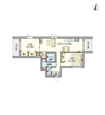 ヘーベルVillage西荻窪善福寺F